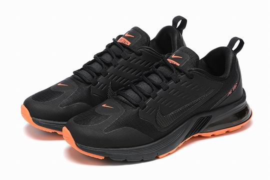 Cheap Nike Air Max 270 Men's Shoes Black Orange-05